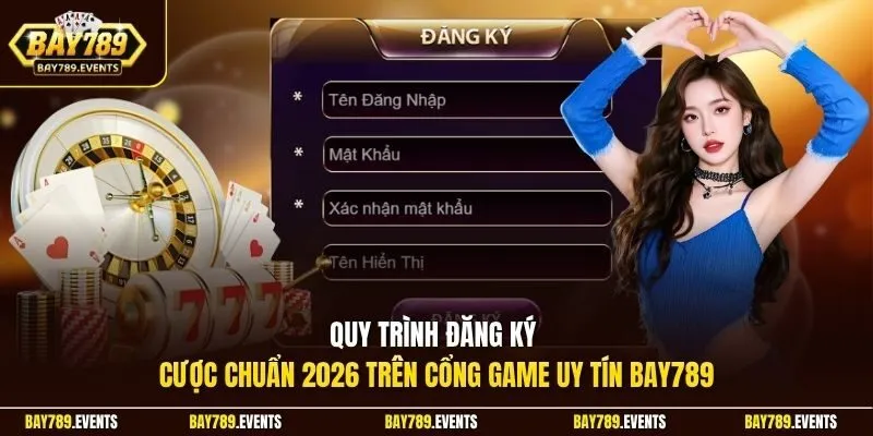 Quy trình đăng ký cược chuẩn 2026 trên cổng game uy tín Bay789